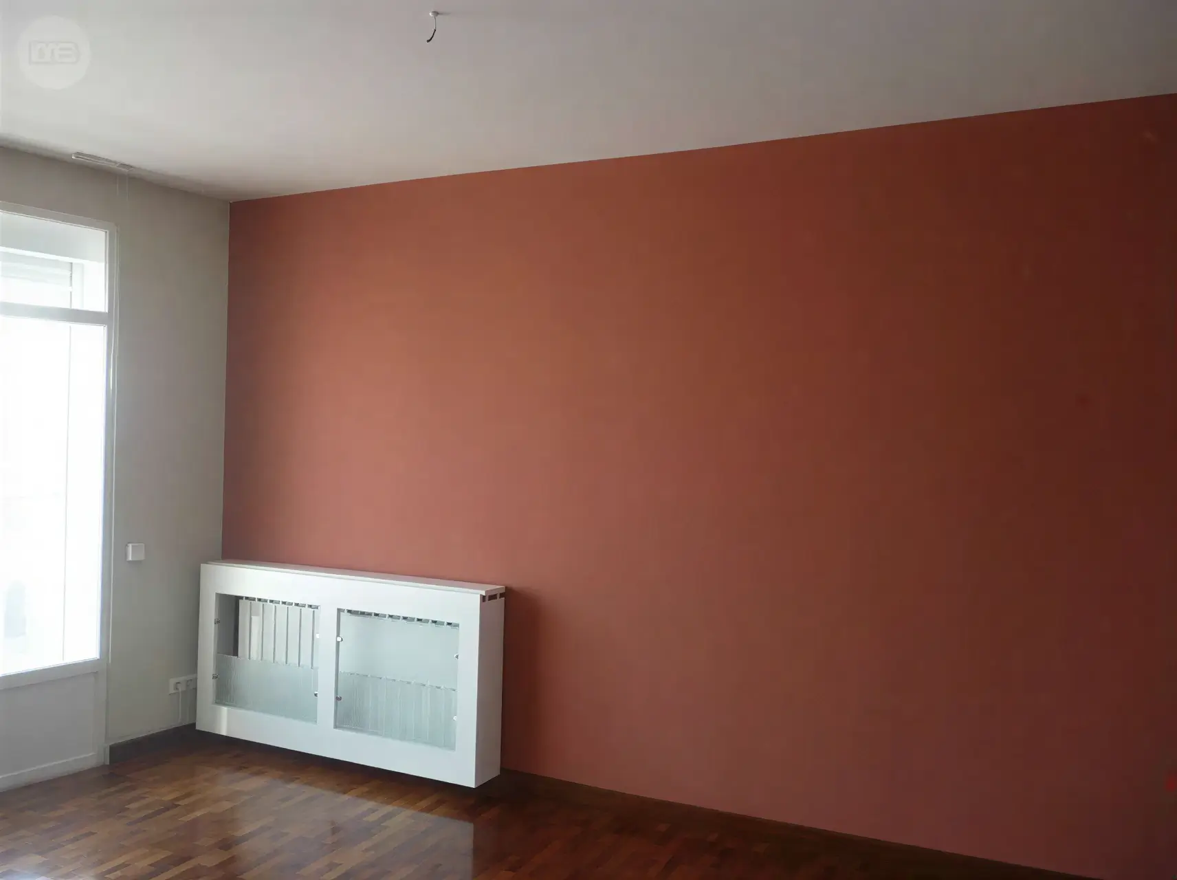 Pared de acento en color en vivienda, pintura interior realizada por Pintor en Dos Hermanas
